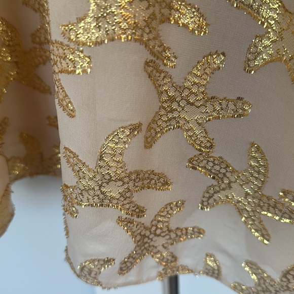 Lilly Pulitzer gold metallic dress size XXS. - Picture 9 of 9